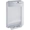 Safety Technology International Universal Stopper Cover, Polycarbonate, Flush Mount, 5 1/2 in W x 8 1/8 in H x 2 5/8 in D, White STI-13020NW - alternate 2