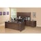 Lorell Pedestal Desk Hanging Pedestal, 15.5" D X 18.9" H, 15.5" W X PVC (Edge), Steel (Slide), Walnut LLR69987 - alternate 3