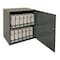 Durham Mfg Shelving Aerosol Cabinet, 21-7/8 in H, 20-5/16 in W, 15-3/4 in D, Swing, Keyed, Gray, 2 Shelves 300-95 - alternate 2