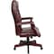 Office Star Executive Chair, Vinyl, Brown, 17" Seat Ht TEX232-JT4 - alternate 2
