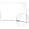 Ghent Dry Erase Board, Plastic, 48 5/8 in, 72 5/8 in, Aluminum Frame, White, Gloss M2-46-4 - alternate 9
