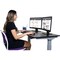 Victor Technology Electric Sit-Stand Desk, 48 in W, Black DC840B - alternate 5