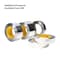 3M Foil Tape, Aluminum, Silver, 60 yd L, 2 in W 34383 - alternate 10