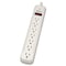 Tripp Lite Outlet Strip, Surge, 7 5-15R, 5-15P, 25 ft., Light Gray TLP725 - alternate 2