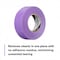 3M Painter's Tape, 36 mm W x 60 yd L, 7.3 mil Thick, Purple, Rubber Adhesive, 24 PK 501+ - alternate 6