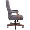 Boss Executive Slate Grey Linen Chair With Driftwood Finish Frame B905DW-SG - alternate 3