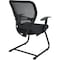 Office Star Desk Chair Side Chair, Mesh, Black 5505 - alternate 2