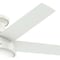 Hunter Decorative Ceiling Fan, Low Pro, 46 in Blade Dia, 5 Blades, 3 Speeds, 120, Fresh White 59269 - alternate 6