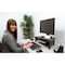 Victor Technology Victor High Rise Monitor Stand - 7.50" Height x 27" Width x 11.50" Depth - Wood, Laminate - Black DC050 - alternate 7