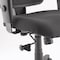 Lorell Managerial Chair Mesh Mid-Back Managerial Chair, Black, Adjustable Arms, 17.70" to 21" Height, Black LLR86209 - alternate 3