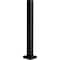 Pedestal Pro Touch Plate Bollard, 48"H, 42 lb. HD-Black-Tower - alternate 2