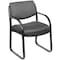 Boss B9521 Guest Chair, 23 in W 24-1/2" L 34-1/2" H, Fixed B9521-GY - alternate 2