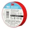 3M Vinyl Electrical Tape, 165 Temflex, 3/4 in W x 60 ft L, 6 mil Thick, Red 165RD4A - alternate 9