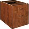 Lorell Pedestal Lorell Contemporary Furniture, Laminate, Laminate, Cherry LLR69432 - alternate 3
