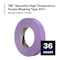 3M Painter's Tape, 24 mm W x 60 yd L, 7.3 mil Thick, Purple, Rubber Adhesive, 36 PK 501+PL - alternate 7