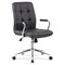 Boss B331 Modern Office Chair, Black Seat, 27" L 38-1/2" H, Handlebar, Vinyl Seat B331-BK - alternate 2