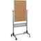 Best-Rite Combination Board, Cork, 40 in, 30 in, Aluminum Frame, White 669RU-HC - alternate 4