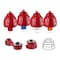 Federal Signal Strobe Light, Clear, Strobe Tube, 24V DC, 80 FPM, 8 27/32 in Dia., Surface FSEX-24PMC-MOD - alternate 2