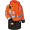 Ergodyne Hi-Vis Jacket, 300D Oxford Polyester Outer Shel, Class 3 Type R, Orange/Black, 5XL 8386 - alternate 2
