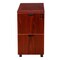 Boss Mobile Pedestal, File/File Mahogany, 16"x22"x29.5"H N149-M - alternate 2