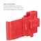 3M Insulation-Displacement Wire Connector, 16 AWG Max, 2 Port, Red, Polypropylene Insulation, 600 V 558-POUCH - alternate 7