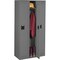 Tennsco Wardrobe Locker, 36 in W, 18 in D, 72 in H, (1) Tier, (3) Wide, Medium Gray STS-121872-CMG - alternate 2