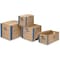 Smoothmove 24 in x 12 in x 10 in Moving Box, Kraft, Blue Printing, Kraft Corrugated Board, Double Wall, 32 ECT 0065901 - alternate 6