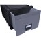 Storex Archive Storage Box, Plastic, Black, 11 3/8 in H, 15 1/8 in W 61106U01C - alternate 5