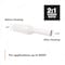 3M Heat Shrink Tube, Thin Wall, 2:1 I.D. Shrink Ratio, 0.38 in I.D. Before Shrinking, White, 200 ft FP301-3/8-200'-WHITE-SPOOL - alternate 5