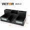 Victor Technology Desktop Organizer, Black, Wood, 5-1/2 in. H 9525-5 - alternate 3