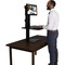 Victor Technology Sit-Stand Desk Converter, Includes Steel Base & Desk Surface DC300 - alternate 17