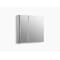 Kohler Aluminum Two-Door Medicine Cabinet With Mirrored Doors, Beveled Edges 30"Wx26"H CB-CLC3026FS - alternate 1