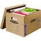 Smoothmove 15 in x 12 in x 10 in Moving Box, Kraft, Blue Printing, Kraft Corrugated Board, Double Wall, 32 ECT 7714209 - alternate 6