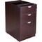 Boss Deluxe Pedestal-Full, Box/Box/File, 15.5"Wx22"D, Mahogany N166-M - alternate 2