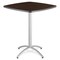 Cafeworks Square Cafe/Breakroom, Walnut - 42" Square x 29"H, 42" W, 42" L, 29" H, Laminated Melamine Top 65674 - alternate 2