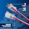 Southwire SJTW Extension Cord, 12 AWG, Indoor/Outdoor, 12/3, 1 Outlets, 5-15R, Blue/Red/White, PVC, 5-15P 2548SWUSA1 - alternate 8