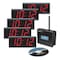 Pyramid 11-1/2" Digital Wireless Synchronized Clock Bundle, Black WSCBD-5 - alternate 2