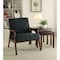 Ave 6 Collection: Davis Arm Chair, Wood Back, 26-1/2 in W 28-1/2" L 32-1/4" H, Fixed Arms, Fabric Seat DVS51-K26 - alternate 3