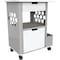 Safco Focal Rolling, Storage Cart, Steel, 1 Shelves, 28" L, 20" W, 33-1/2" H 5202WH - alternate 8