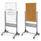 Best-Rite Combination Board, Cork, 40 in, 30 in, Aluminum Frame, White 669RU-DC - alternate 3