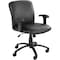 Safco Uber Task Chair, Black Seat, Seat: 20-3/4" L 40-1/2" H, Vinyl Seat 3491BV - alternate 3