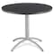 Cafeworks CafeWorks Cafe/Breakroom Table, Graphite Granite Top, Silver Frame, 42 in Dia x 30 in H 65648 - alternate 2