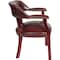 Office Star Collection: Traditional Traditional Guest Chair, Ox Blood Seat, Ox Blood Back, 24 1/2" W 24-1/2" L TV230-JT4 - alternate 3