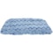 Rubbermaid Commercial 8-1/4 in L Flat Mop Pad, 0.322 oz Dry Wt, Quick Change Connection, Blue/White, Microfiber FGQ89100BL00 - alternate 9