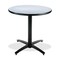 Kfi Round Bistro Table, Grey Nebula, 42"Dx29"H, HPL Top, Gray Nebula T42RD-B2125-GYN - alternate 2