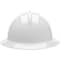 Bullard Full Brim Hard Hat, Classic, Type 1, Class E, Ratchet (6-Point), White 33WHR - alternate 6