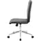 Boss B9533C Task Chair, Black Back, 20 in W 26" L 38-1/2" H, Armless, Vinyl Seat B9534C-BK - alternate 3