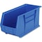 Akro-Mils Hang & Stack Storage Bin, Plastic, Blue, 9 in H, 8 1/4 in W, 18 in L 30265BLUE - alternate 7