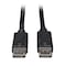 Tripp Lite DisplayPort Cable, Latches, 4Kx2K, M/M, 1ft P580-001 - alternate 2
