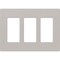 Lutron Designer Wall Plates, Number of Gangs: 3 Satin Finish, Taupe SC-3-TP - alternate 2